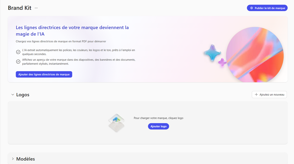 Create a Brand Kit for on-brand presentations : étape 3