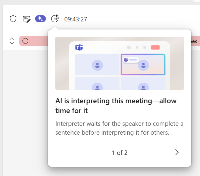 Interpreter: the real-time interpreter for your Teams meetings : étape 5 (1)