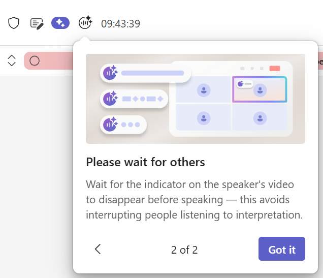 Interpreter: the real-time interpreter for your Teams meetings : étape 5 (2)