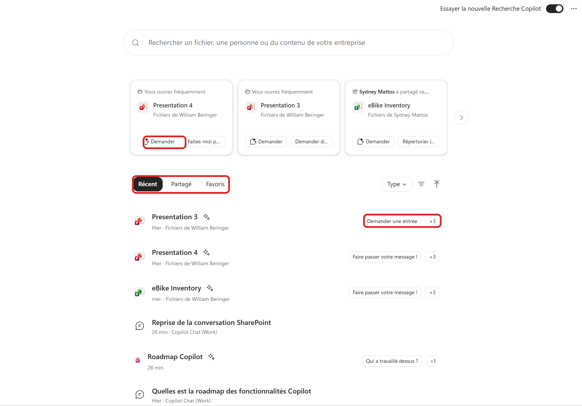 Copilot Search: find the right file using natural language : étape 6