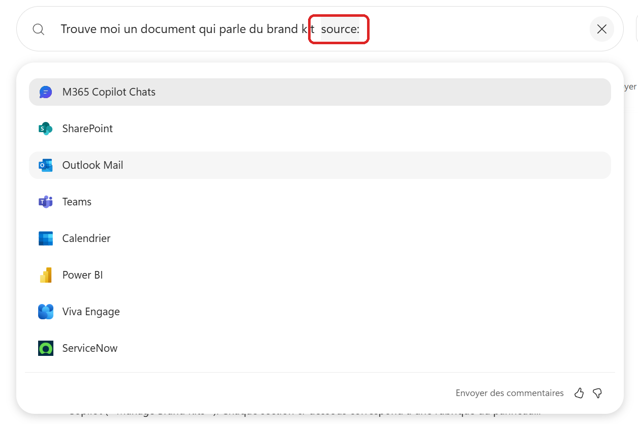 Copilot Search: find the right file using natural language : étape 5